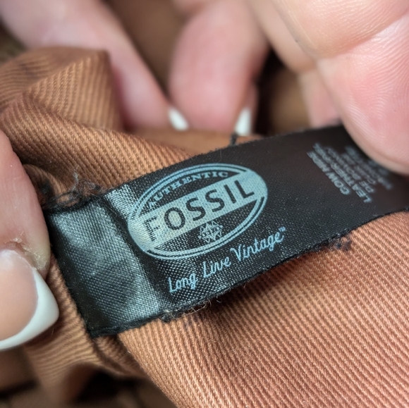 Vintage Fossil bag pecan brown - Picture 6 of 16